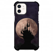 Castlevania Phone Case For iPhone Samsung Galaxy Pixel OnePlus Vivo Xiaomi Asus Sony Motorola Nokia - Castlevania Castle Silhouette On Moon Background Poster