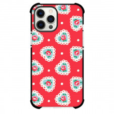 Cath Kidston Phone Case For iPhone Samsung Galaxy Pixel OnePlus Vivo Xiaomi Asus Sony Motorola Nokia - Floral Heart Lace Pattern Art