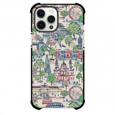 Cath Kidston Phone Case For iPhone Samsung Galaxy Pixel OnePlus Vivo Xiaomi Asus Sony Motorola Nokia - London Monuments Pattern Art