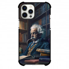 Albert Einstein Phone Case For iPhone Samsung Galaxy Pixel OnePlus Vivo Xiaomi Asus Sony Motorola Nokia - Albert Einstein Thinking Side Portrait