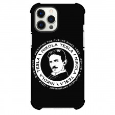 Nikola Tesla Phone Case For iPhone Samsung Galaxy Pixel OnePlus Vivo Xiaomi Asus Sony Motorola Nokia - Nikola Tesla Black And White Portrait Icon