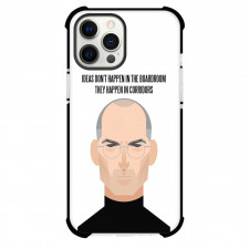 Steve Jobs Phone Case For iPhone Samsung Galaxy Pixel OnePlus Vivo Xiaomi Asus Sony Motorola Nokia - Steve Jobs Ideas Happen In Corridors Cartoon Art
