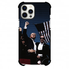 Donald Trump Phone Case For iPhone Samsung Galaxy Pixel OnePlus Vivo Xiaomi Asus Sony Motorola Nokia - Shooting Incident Iconic Picture With Dark Screen