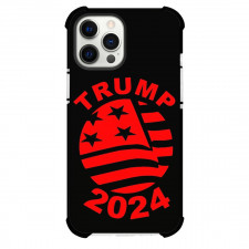 Donald Trump Phone Case For iPhone Samsung Galaxy Pixel OnePlus Vivo Xiaomi Asus Sony Motorola Nokia - Trump 2024 Flag Red Black