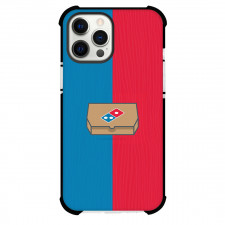 Dominos Phone Case For iPhone Samsung Galaxy Pixel OnePlus Vivo Xiaomi Asus Sony Motorola Nokia - Dominos PizzaApp Blue Red Background
