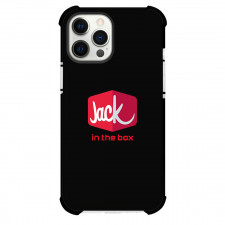 Jack In The Box Phone Case For iPhone Samsung Galaxy Pixel OnePlus Vivo Xiaomi Asus Sony Motorola Nokia - Jack In The Box New Logo On Black Background