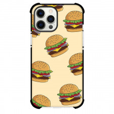 Mcdonald Phone Case For iPhone Samsung Galaxy Pixel OnePlus Vivo Xiaomi Asus Sony Motorola Nokia - Mcdonald Hamburglar Pattern Art On Beige Background