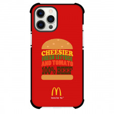 Mcdonald Phone Case For iPhone Samsung Galaxy Pixel OnePlus Vivo Xiaomi Asus Sony Motorola Nokia - Mcdonald Poster Ad Red Background