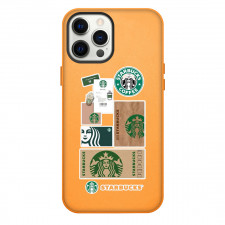 Starbucks Phone Case For iPhone Samsung Galaxy Pixel OnePlus Vivo Xiaomi Asus Sony Motorola Nokia - Starbucks Logo And Packaging Sticker