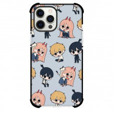 Chainsaw Man Phone Case For iPhone Samsung Galaxy Pixel OnePlus Vivo Xiaomi Asus Sony Motorola Nokia - Chainsaw Man Characters Chibi Art Pattern Art