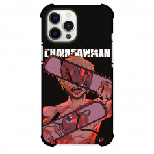 Chainsaw Man Denji Phone Case For iPhone Samsung Galaxy Pixel OnePlus Vivo Xiaomi Asus Sony Motorola Nokia - Denji Portrait Pop Art On Black Background