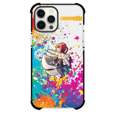 Chainsaw Man Phone Case For iPhone Samsung Galaxy Pixel OnePlus Vivo Xiaomi Asus Sony Motorola Nokia - Denji And Beam Cartoon Art Sticker