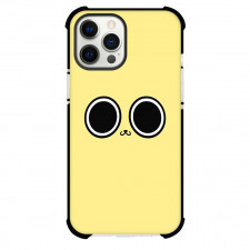 Chikn Nuggit Phone Case For iPhone Samsung Galaxy Pixel OnePlus Vivo Xiaomi Asus Sony Motorola Nokia - Chikn Nuggit Eyes Minimalist Art On Yellow Background