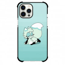 Chikn Nuggit Slushi Phone Case For iPhone Samsung Galaxy Pixel OnePlus Vivo Xiaomi Asus Sony Motorola Nokia - Slushi Laying Down Illustration Art On Cyan Background