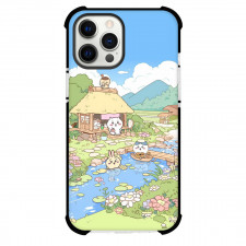 Chiikawa Phone Case For iPhone Samsung Galaxy Pixel OnePlus Vivo Xiaomi Asus Sony Motorola Nokia - Chiikawa Cartoon Chibi Enjoy in Pool with Guitar Wall Art