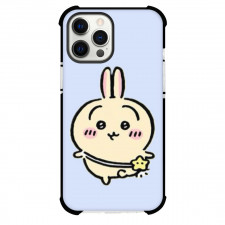 Chiikawa Rabbit Phone Case For iPhone Samsung Galaxy Pixel OnePlus Vivo Xiaomi Asus Sony Motorola Nokia - Rabbit Chibi Pink Cute Chicks with Blue Backgroud