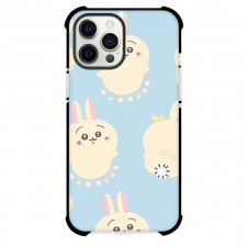 Chiikawa Rabbit Phone Case For iPhone Samsung Galaxy Pixel OnePlus Vivo Xiaomi Asus Sony Motorola Nokia - Cute Yellow Rabbit on Sky Background