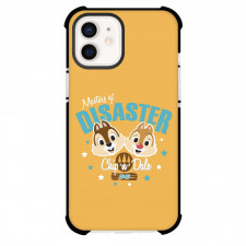 Chip N Dale Phone Case For iPhone Samsung Galaxy Pixel OnePlus Vivo Xiaomi Asus Sony Motorola Nokia - Chip N Dale Animal Couple Avatar Illustration Art On Orange Background
