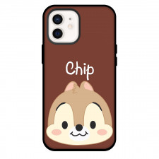 Chip N Dale Chip Phone Case For iPhone Samsung Galaxy Pixel OnePlus Vivo Xiaomi Asus Sony Motorola Nokia - Chip N Dale Chip Avatar Illustration On Brown Background