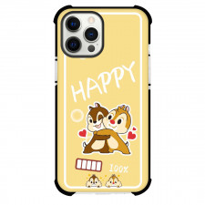 Chip N Dale Phone Case For iPhone Samsung Galaxy Pixel OnePlus Vivo Xiaomi Asus Sony Motorola Nokia - Chip N Dale Hugging Each Other On Yellow Background