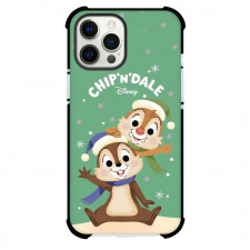 Chip N Dale Phone Case For iPhone Samsung Galaxy Pixel OnePlus Vivo Xiaomi Asus Sony Motorola Nokia - Chip N Dale Playing In The Snow Poster