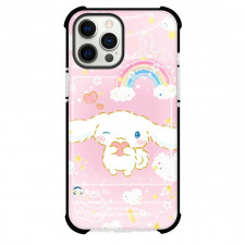 Cinnamoroll Phone Case For iPhone Samsung Galaxy Pixel OnePlus Vivo Xiaomi Asus Sony Motorola Nokia - Cinnamoroll Eyes Blinking On Pink Background