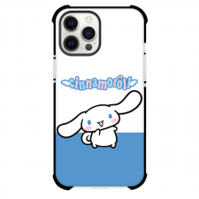 Cinnamoroll Phone Case For iPhone Samsung Galaxy Pixel OnePlus Vivo Xiaomi Asus Sony Motorola Nokia - Cinnamoroll Smiling On White And Blue Background