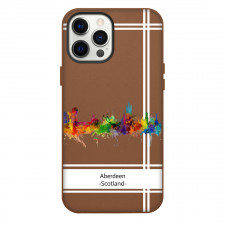 Famous Attraction Aberdeen Scotland Phone Case For iPhone Samsung Galaxy Pixel OnePlus Vivo Xiaomi Asus Sony Motorola Nokia - Aberdeen Scotland Color Cityscape Art