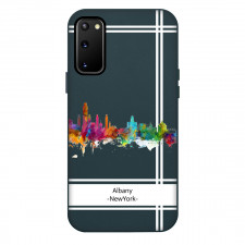 Famous Attraction Albany New York Phone Case For iPhone Samsung Galaxy Pixel OnePlus Vivo Xiaomi Asus Sony Motorola Nokia - Albany New York Color Cityscape Art