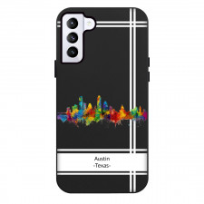 Famous Attraction Austin Texas Phone Case For iPhone Samsung Galaxy Pixel OnePlus Vivo Xiaomi Asus Sony Motorola Nokia - Austin Texas Color Cityscape Art