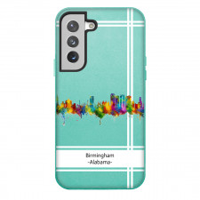 Famous Attraction Birmingham Alabama Phone Case For iPhone Samsung Galaxy Pixel OnePlus Vivo Xiaomi Asus Sony Motorola Nokia - Birmingham Alabama Color Cityscape Art