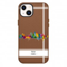 Famous Attraction Boise Idaho Phone Case For iPhone Samsung Galaxy Pixel OnePlus Vivo Xiaomi Asus Sony Motorola Nokia - Boise Idaho Color Cityscape Art