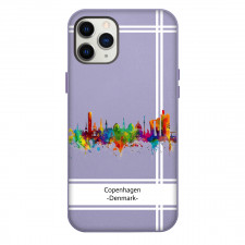 Famous Attraction Copenhagen Denmark Phone Case For iPhone Samsung Galaxy Pixel OnePlus Vivo Xiaomi Asus Sony Motorola Nokia - Copenhagen Denmark Color Cityscape Art