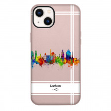 Famous Attraction Durham NC Phone Case For iPhone Samsung Galaxy Pixel OnePlus Vivo Xiaomi Asus Sony Motorola Nokia - Durham NC Color Cityscape Art