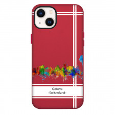 Famous Attraction Geneva Switzerland Phone Case For iPhone Samsung Galaxy Pixel OnePlus Vivo Xiaomi Asus Sony Motorola Nokia - Geneva Switzerland Color Cityscape Art