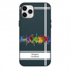 Famous Attraction Glasgow Scotland Phone Case For iPhone Samsung Galaxy Pixel OnePlus Vivo Xiaomi Asus Sony Motorola Nokia - Glasgow Scotland Color Cityscape Art