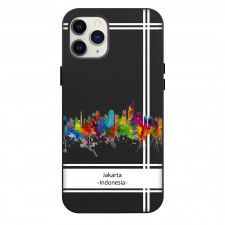 Famous Attraction Jakarta Indonesia Phone Case For iPhone Samsung Galaxy Pixel OnePlus Vivo Xiaomi Asus Sony Motorola Nokia - Jakarta Indonesia Color Cityscape Art