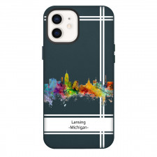 Famous Attraction Lansing Michigan Phone Case For iPhone Samsung Galaxy Pixel OnePlus Vivo Xiaomi Asus Sony Motorola Nokia - Lansing Michigan Color Cityscape Art