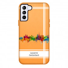 Famous Attraction Lausanne Phone Case For iPhone Samsung Galaxy Pixel OnePlus Vivo Xiaomi Asus Sony Motorola Nokia - Lausanne Switzerland Color Cityscape Art