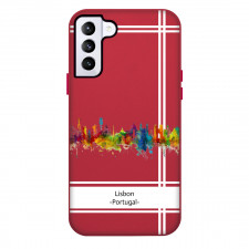 Famous Attraction Lisbon Portugal Phone Case For iPhone Samsung Galaxy Pixel OnePlus Vivo Xiaomi Asus Sony Motorola Nokia - Lisbon Portugal Color Cityscape Art