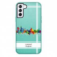 Famous Attraction Liverpool England Phone Case For iPhone Samsung Galaxy Pixel OnePlus Vivo Xiaomi Asus Sony Motorola Nokia - Liverpool England Color Cityscape Art
