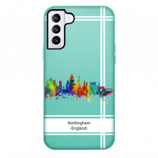 Famous Attraction Nottingham England Phone Case For iPhone Samsung Galaxy Pixel OnePlus Vivo Xiaomi Asus Sony Motorola Nokia - Nottingham England Color Cityscape Art