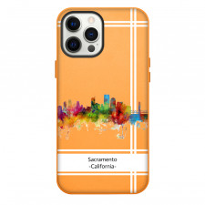 Famous Attraction Sacramento Phone Case For iPhone Samsung Galaxy Pixel OnePlus Vivo Xiaomi Asus Sony Motorola Nokia - Sacramento California Color Cityscape Art