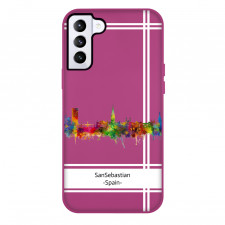 Famous Attraction San Sebastian Phone Case For iPhone Samsung Galaxy Pixel OnePlus Vivo Xiaomi Asus Sony Motorola Nokia - San Sebastian Spain Color Cityscape Art