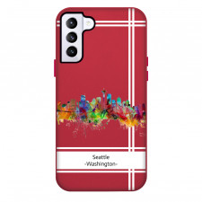 Famous Attraction Seattle Washington Phone Case For iPhone Samsung Galaxy Pixel OnePlus Vivo Xiaomi Asus Sony Motorola Nokia - Seattle Washington Color Cityscape Art