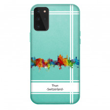 Famous Attraction Thun Switzerland Phone Case For iPhone Samsung Galaxy Pixel OnePlus Vivo Xiaomi Asus Sony Motorola Nokia - Thun Switzerland Color Cityscape Art