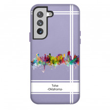 Famous Attraction Tulsa Oklahoma Phone Case For iPhone Samsung Galaxy Pixel OnePlus Vivo Xiaomi Asus Sony Motorola Nokia - Tulsa Oklahoma Color Cityscape Art
