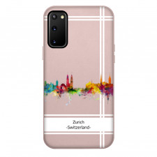Famous Attraction Zurich Switzerland Phone Case For iPhone Samsung Galaxy Pixel OnePlus Vivo Xiaomi Asus Sony Motorola Nokia - Zurich Switzerland Color Cityscape Art