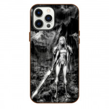 Claymore Miria Phone Case For iPhone Samsung Galaxy Pixel OnePlus Vivo Xiaomi Asus Sony Motorola Nokia - Miria Raining Stand Gray Portrait