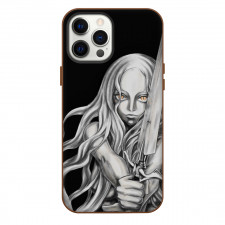 Claymore Teresa Phone Case For iPhone Samsung Galaxy Pixel OnePlus Vivo Xiaomi Asus Sony Motorola Nokia - Teresa Charcoal Art Portrait
